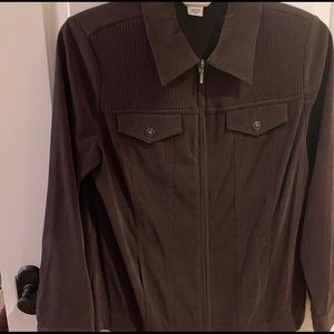 Allison Daley Zipper Shirt/Jacket Size 10 (M) NWOT